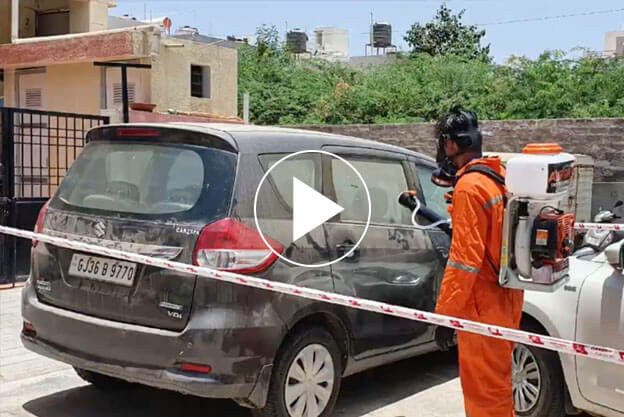 Disinfection & Sanitizing Service For Your Car at Your Location in Morbi by Aarptan International